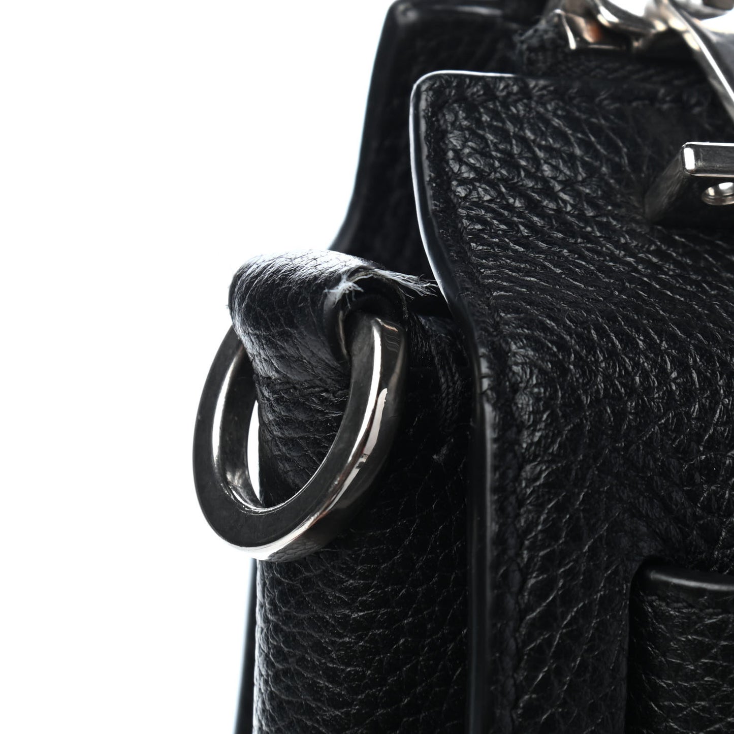 Grained Calfskin Sac De Jour Souple North South Tote Black