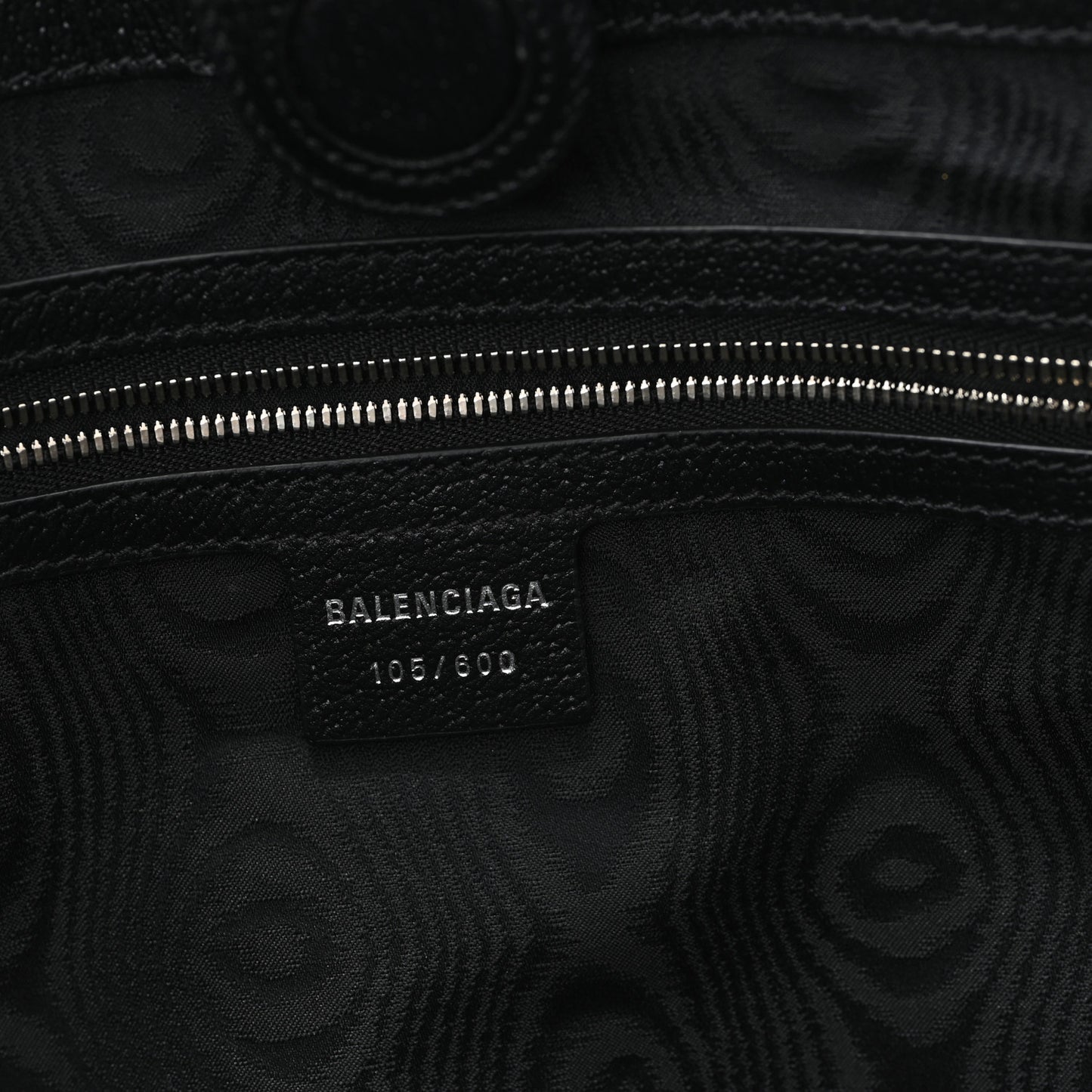 X BALENCIAGA BB Monogram Web Graffiti Medium Ophidia Shopping Tote Black