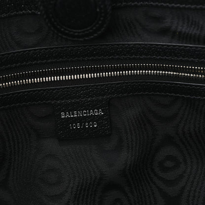Gucci X BALENCIAGA BB Monogram Web Graffiti Medium Ophidia Shopping Tote Black 6 of 10