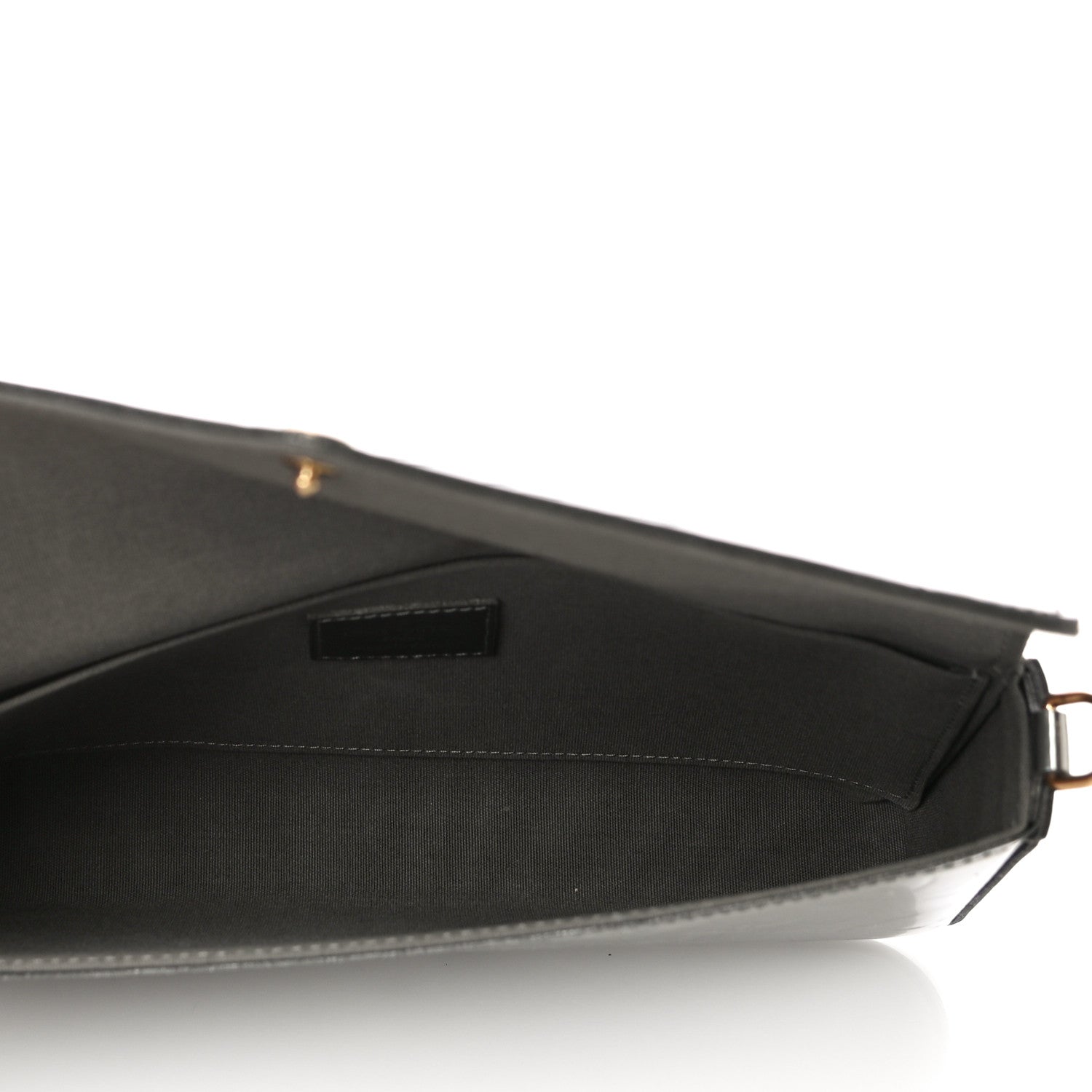 Louis Vuitton Vernis Felicie Pochette Chain Wallet Gris Metal 6 of 12