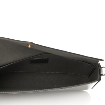 Louis Vuitton Vernis Felicie Pochette Chain Wallet Gris Metal 6 of 12