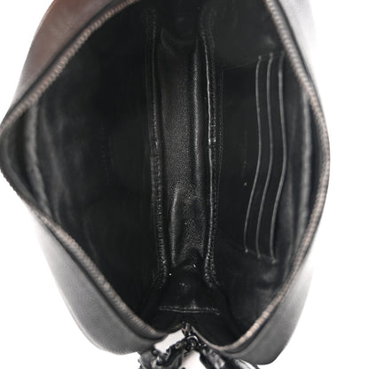 Saint Laurent Grain De Poudre Matelasse Monogram Mini Lou Camera Bag Black 5 of 11