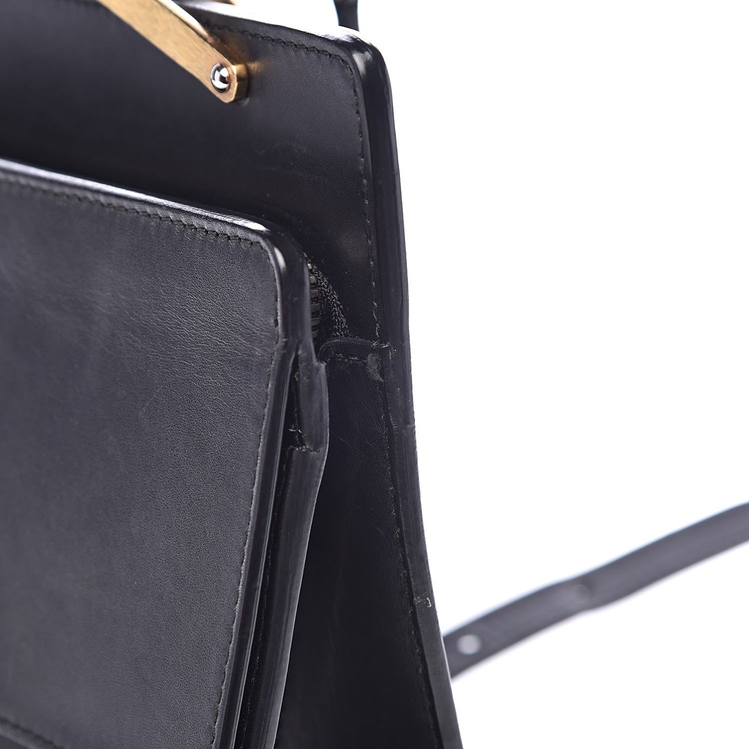 Balenciaga Calfskin Le Dix S Cartable Shoulder Bag Black 10 of 14