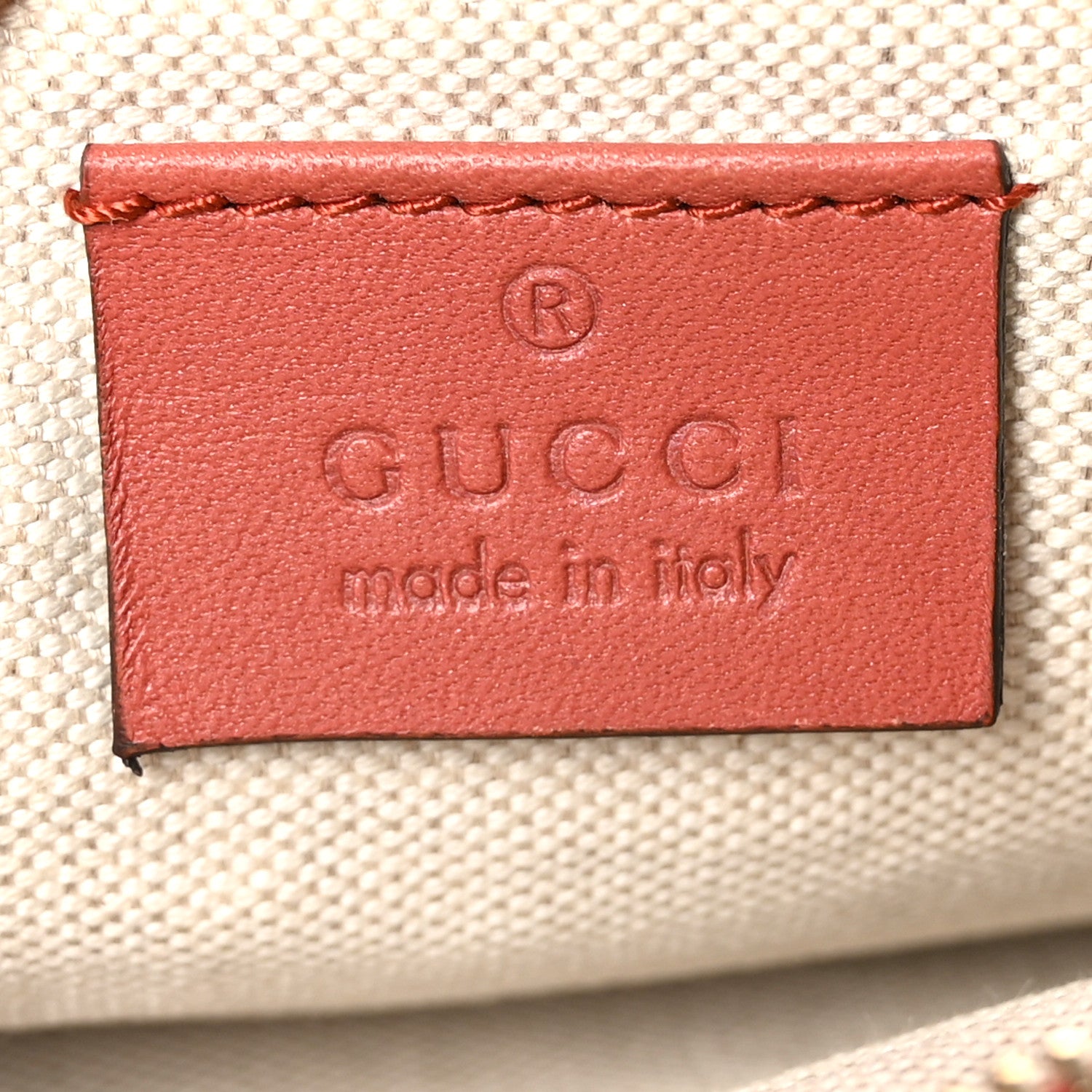 Gucci Monogram Medium Craft Tote Coral 7 of 12