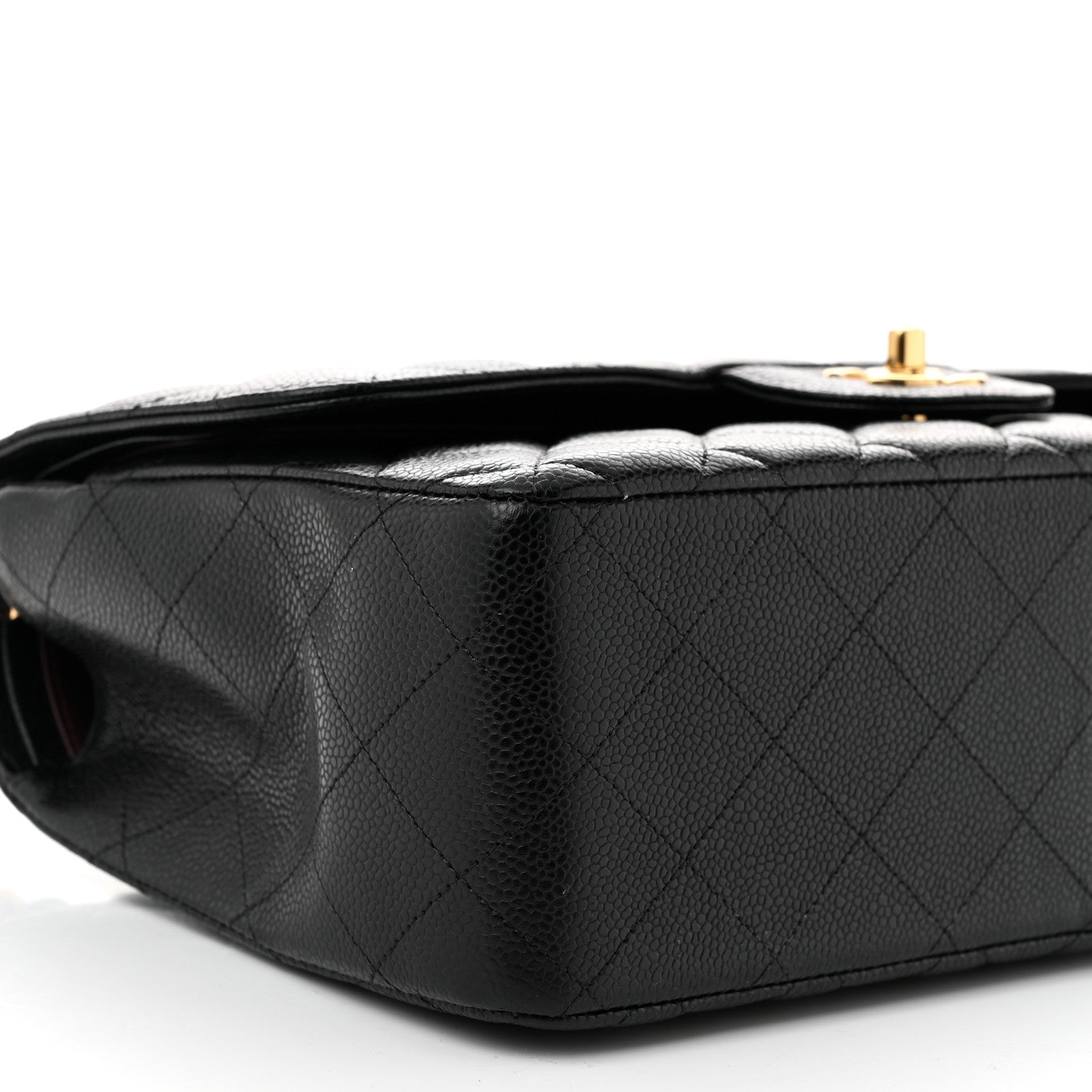 Chanel Caviar Quilted Jumbo Double Flap Black 9 of 11