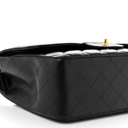 Chanel Caviar Quilted Jumbo Double Flap Black 9 of 11