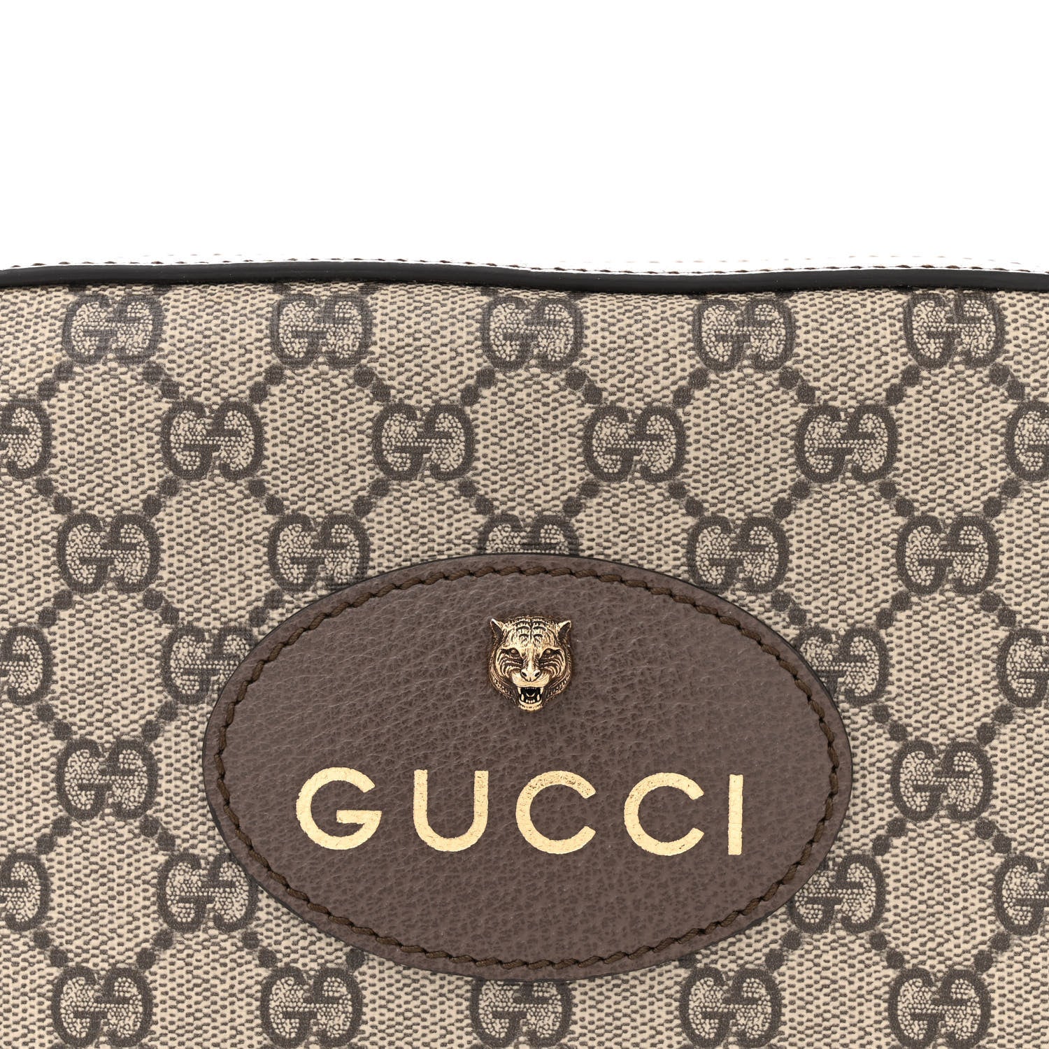 Gucci GG Supreme Monogram Web Neo Vintage Shoulder Bag Beige New Acero Crop 8 of 14