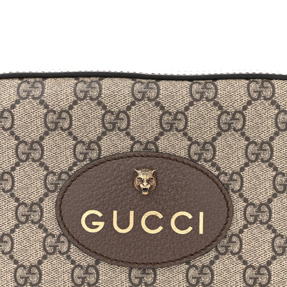 Gucci GG Supreme Monogram Web Neo Vintage Shoulder Bag Beige New Acero Crop 8 of 14