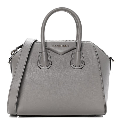 Givenchy Sugar Goatskin Mini Antigona Pearl Grey 1 of 9