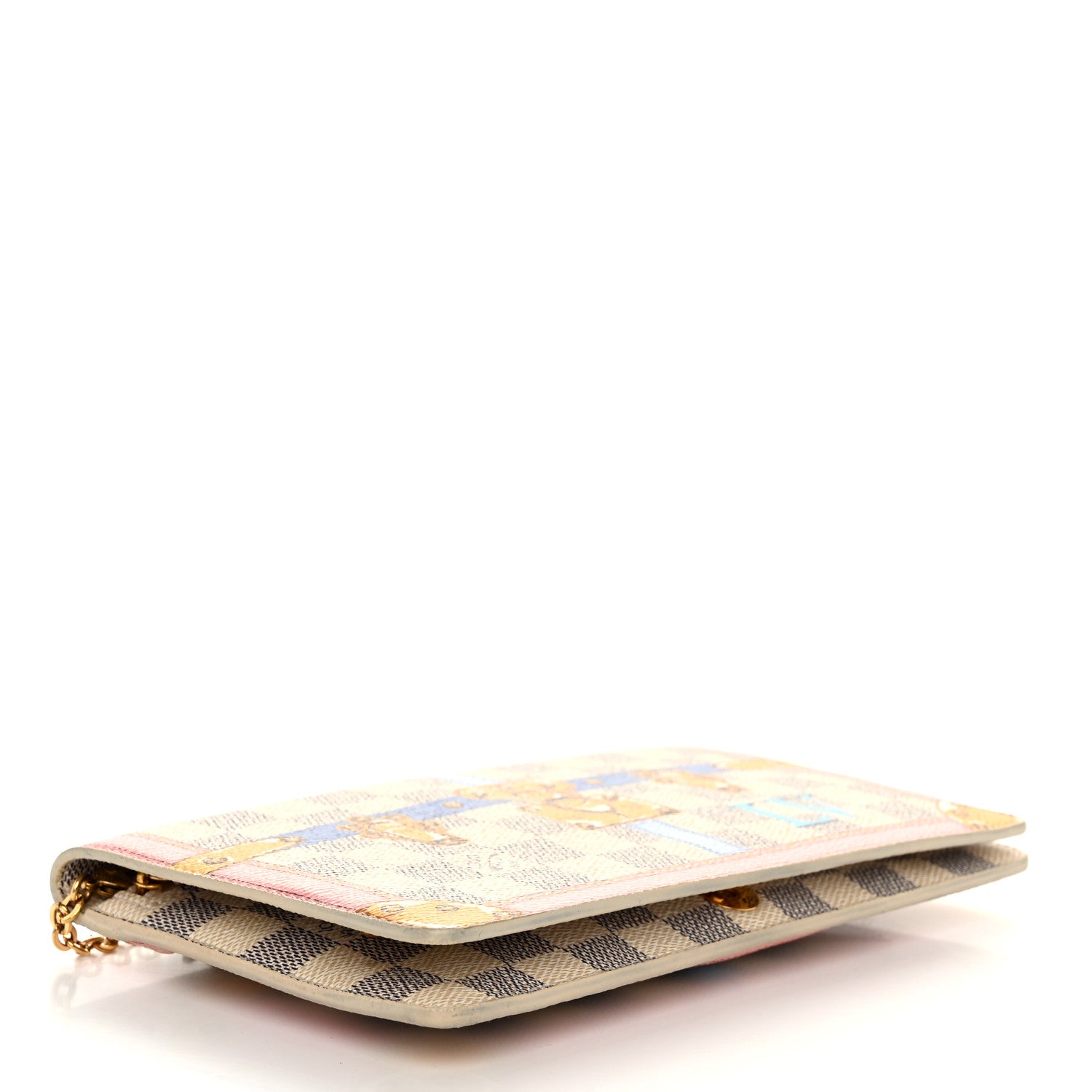 Louis Vuitton Damier Azur Summer Trunks Pochette Weekend 4 of 9