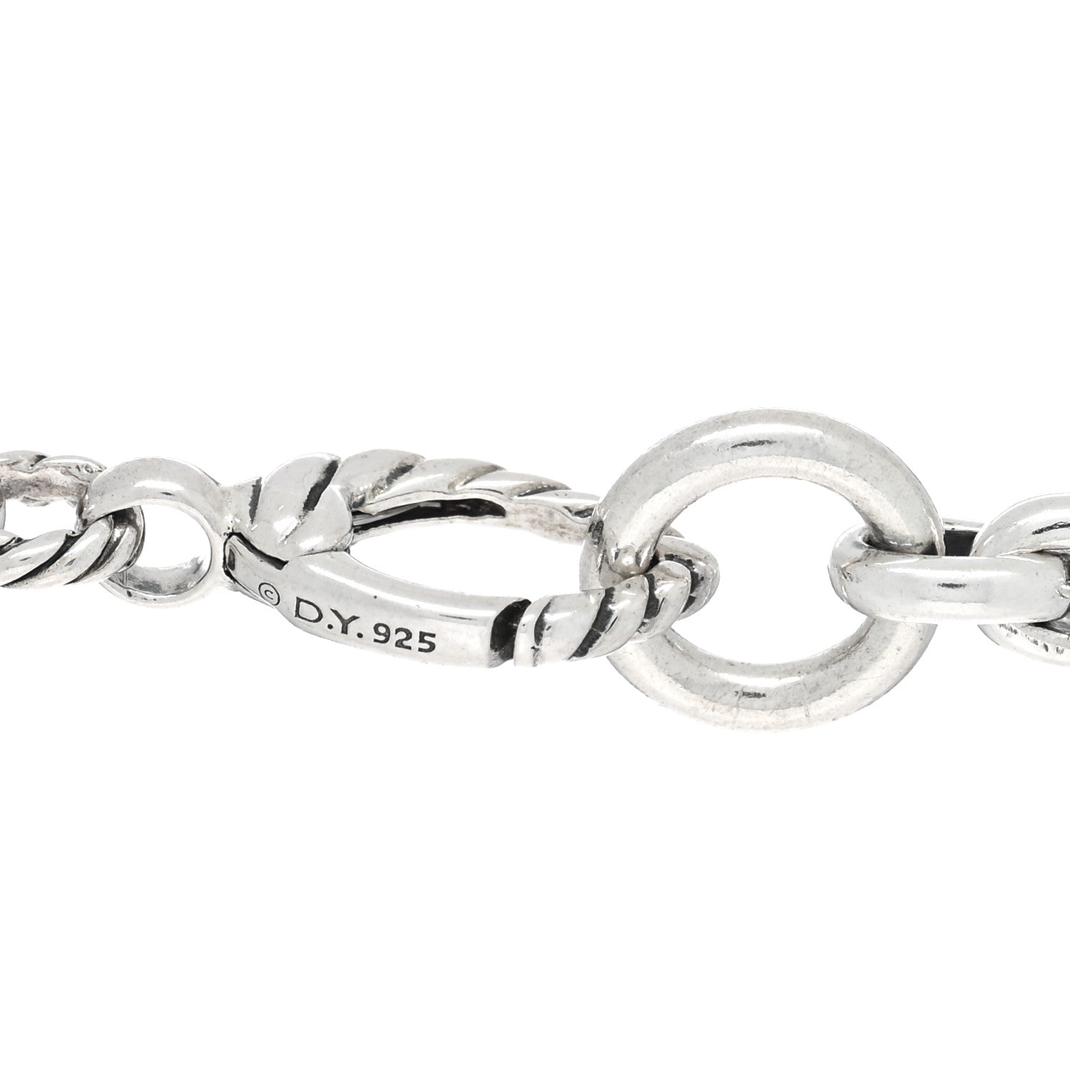 David Yurman Sterling Silver Diamond Black Orchid Anjou Teardrop Necklace 4 of 4