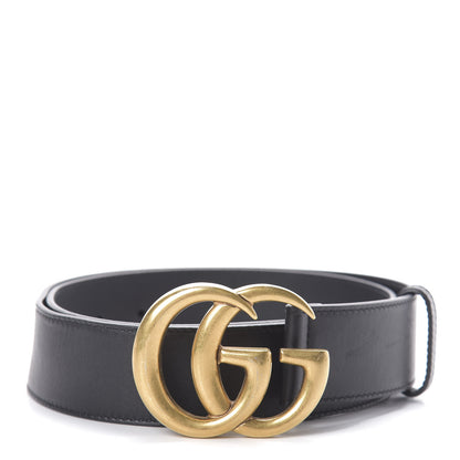 Gucci Calfskin Double G 40mm Belt 85 34 Black 1 of 5