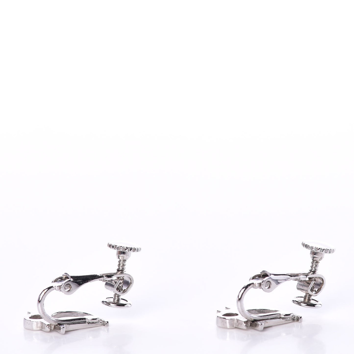 Logo Earrings Silver