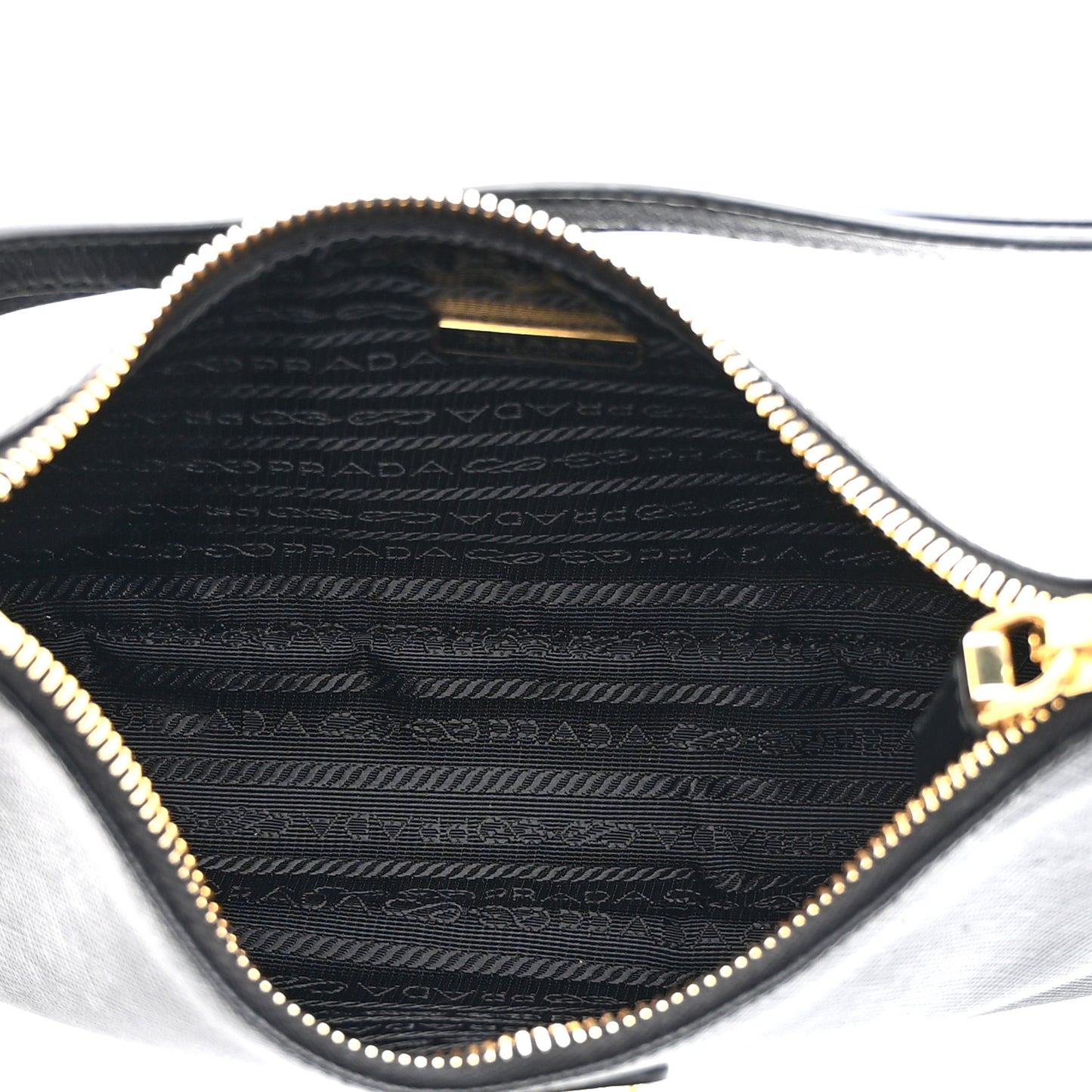 Saffiano Lux Mini Re-Edition Shoulder Bag Black