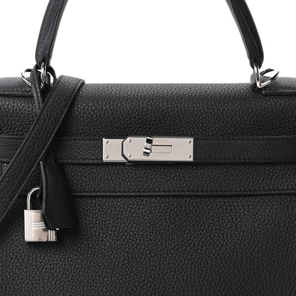 Hermes Togo Kelly Retourne 28 Black 14 of 17