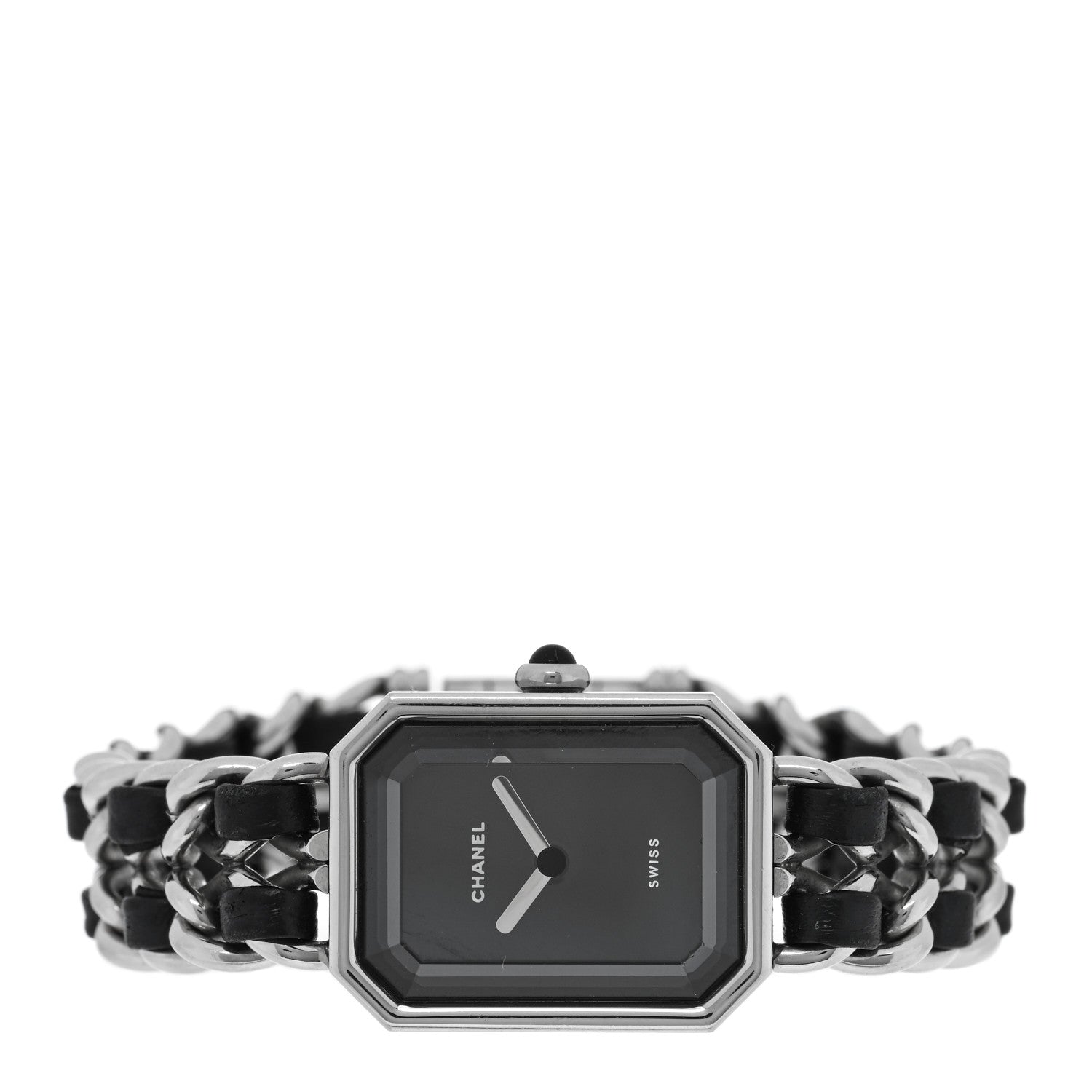 Chanel Stainless Steel Lambskin 20mm Chain Premiere Quartz Watch M 2 of 4