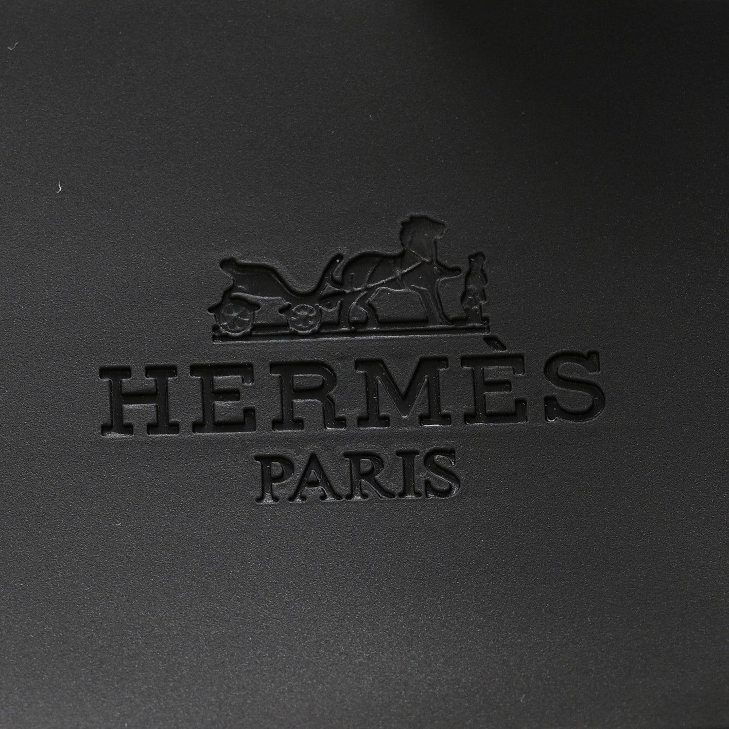 Hermes Rubber Womens Egerie Sandals 36 Black 7 of 12