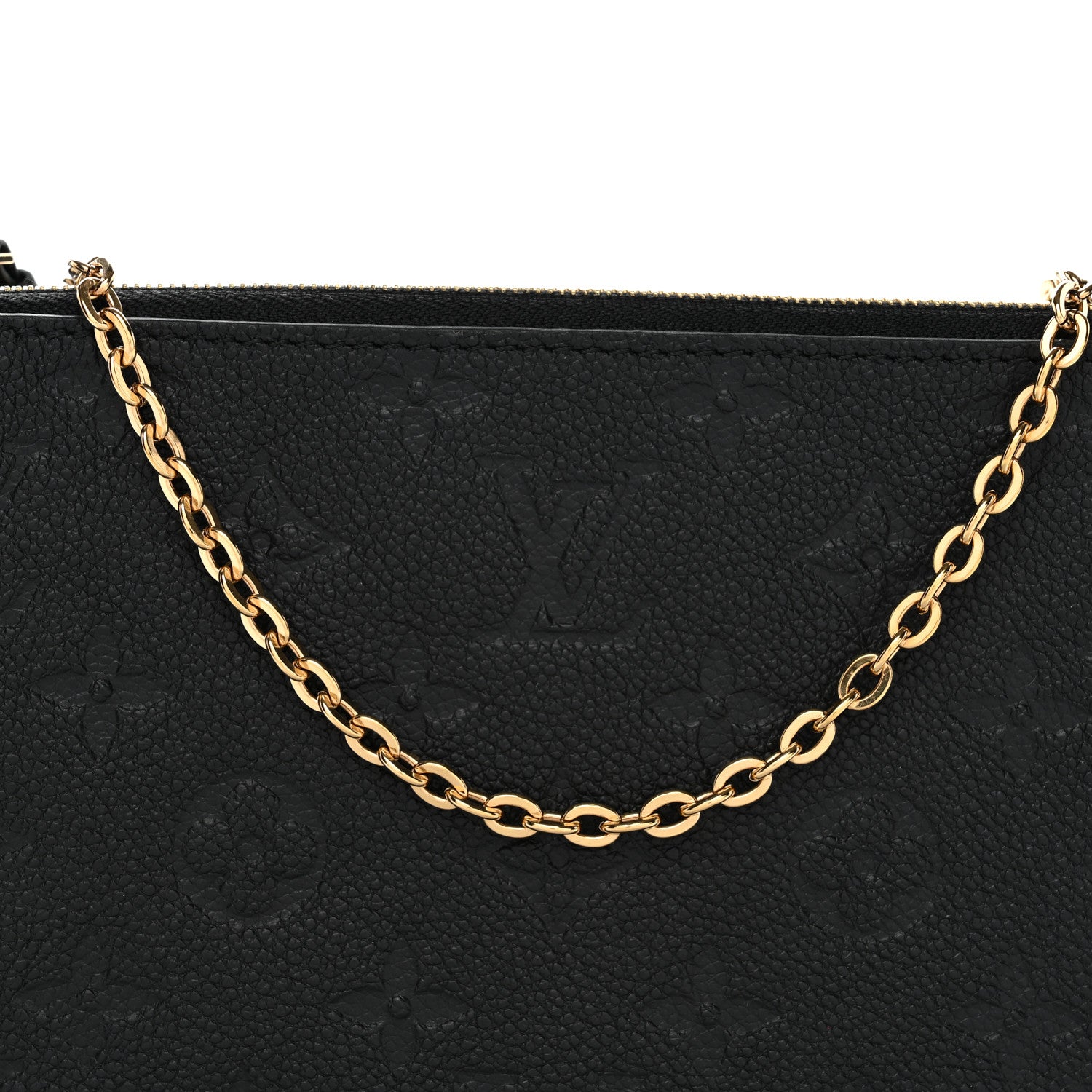 Louis Vuitton Empreinte Double Zip Pochette Black 8 of 10