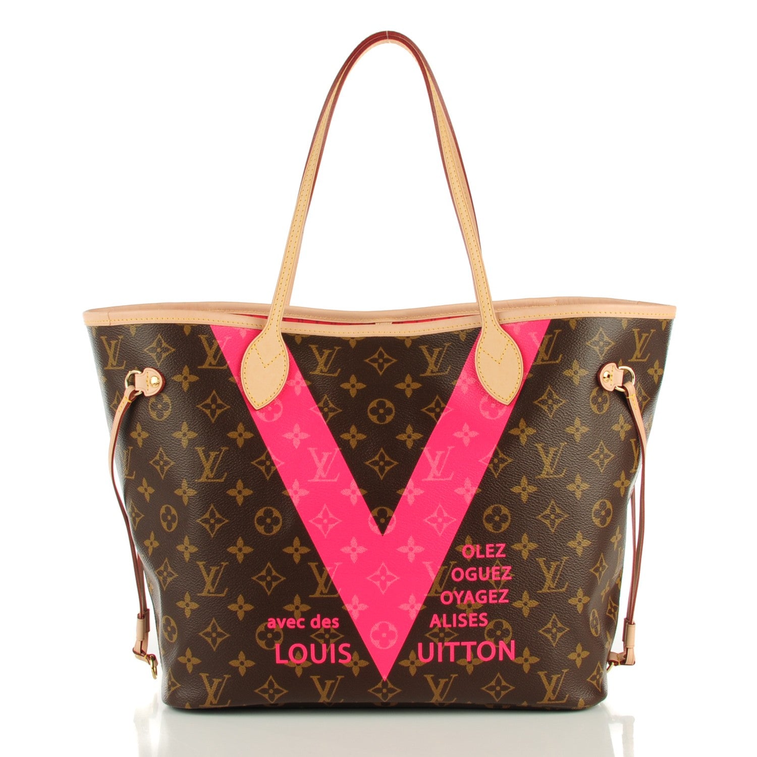 Louis Vuitton Monogram V Neverfull MM Grenade 1 of 7
