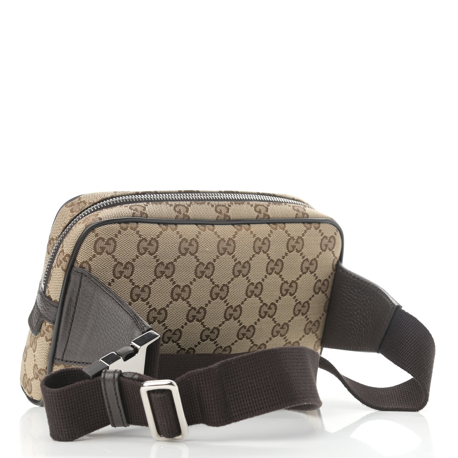 Gucci Monogram Belt Bag Dark Brown 3 of 10