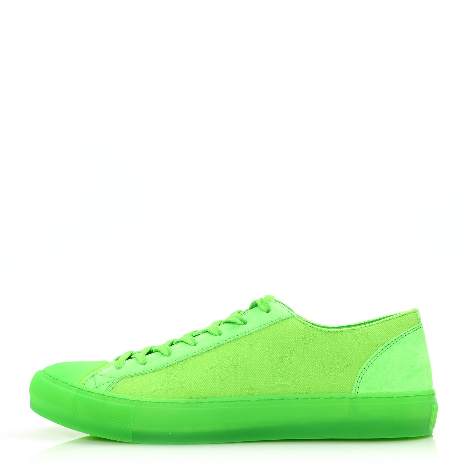 Louis Vuitton Canvas Monogram Mens Tattoo Sneakers 7.5 Vert 1 of 7
