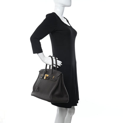 Hermes Fjord Birkin 35 Chocolate 2 of 9