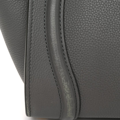 Celine Baby Drummed Calfskin Micro Luggage Kohl 14 of 17