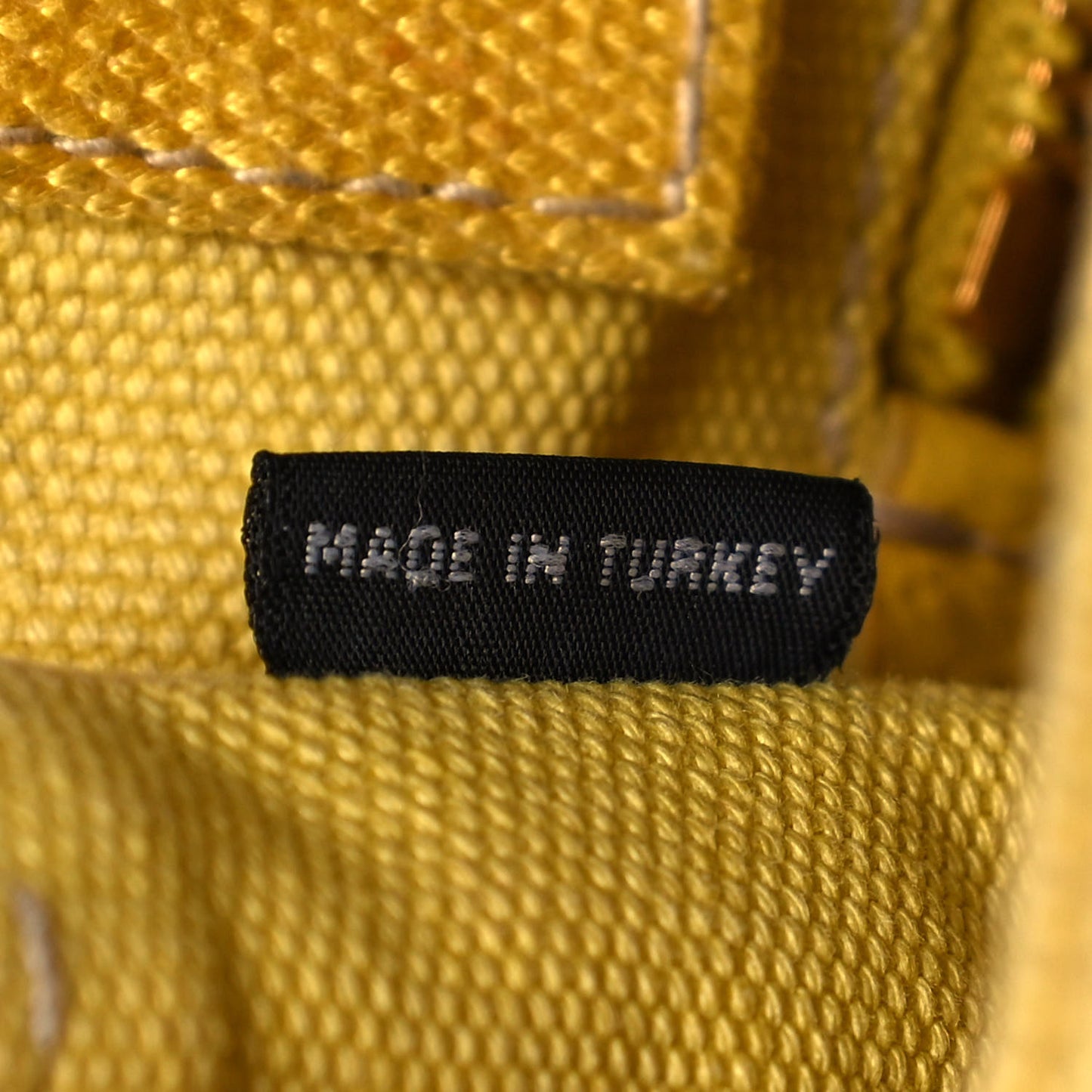Canvas Canapa Small Logo Tote Yellow