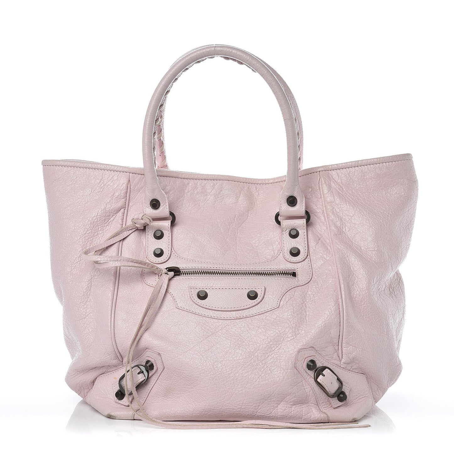 Agneau Classic Hardware S Sunday Tote Rose Poudre Rose Petunia