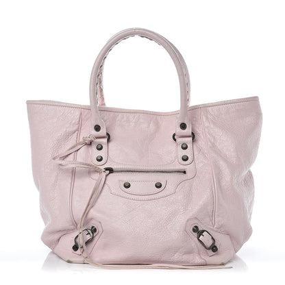 Balenciaga Agneau Classic Hardware S Sunday Tote Rose Poudre Rose Petunia 1 of 17