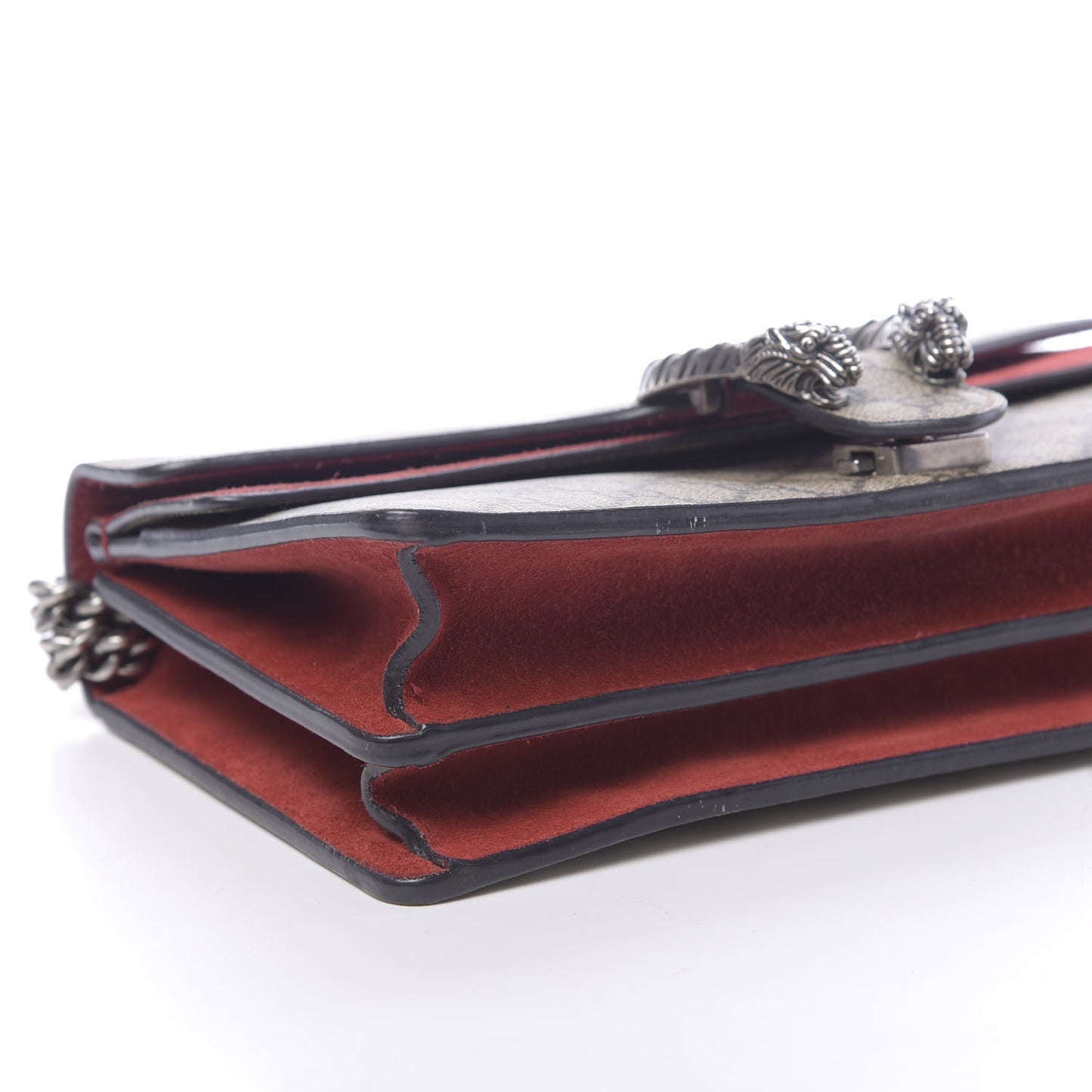 GG Supreme Monogram Small Dionysus Shoulder Bag Red