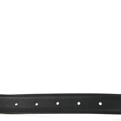 Hermes Swift Epsom 24mm Belt Strap 80 Black Gold 3 of 7