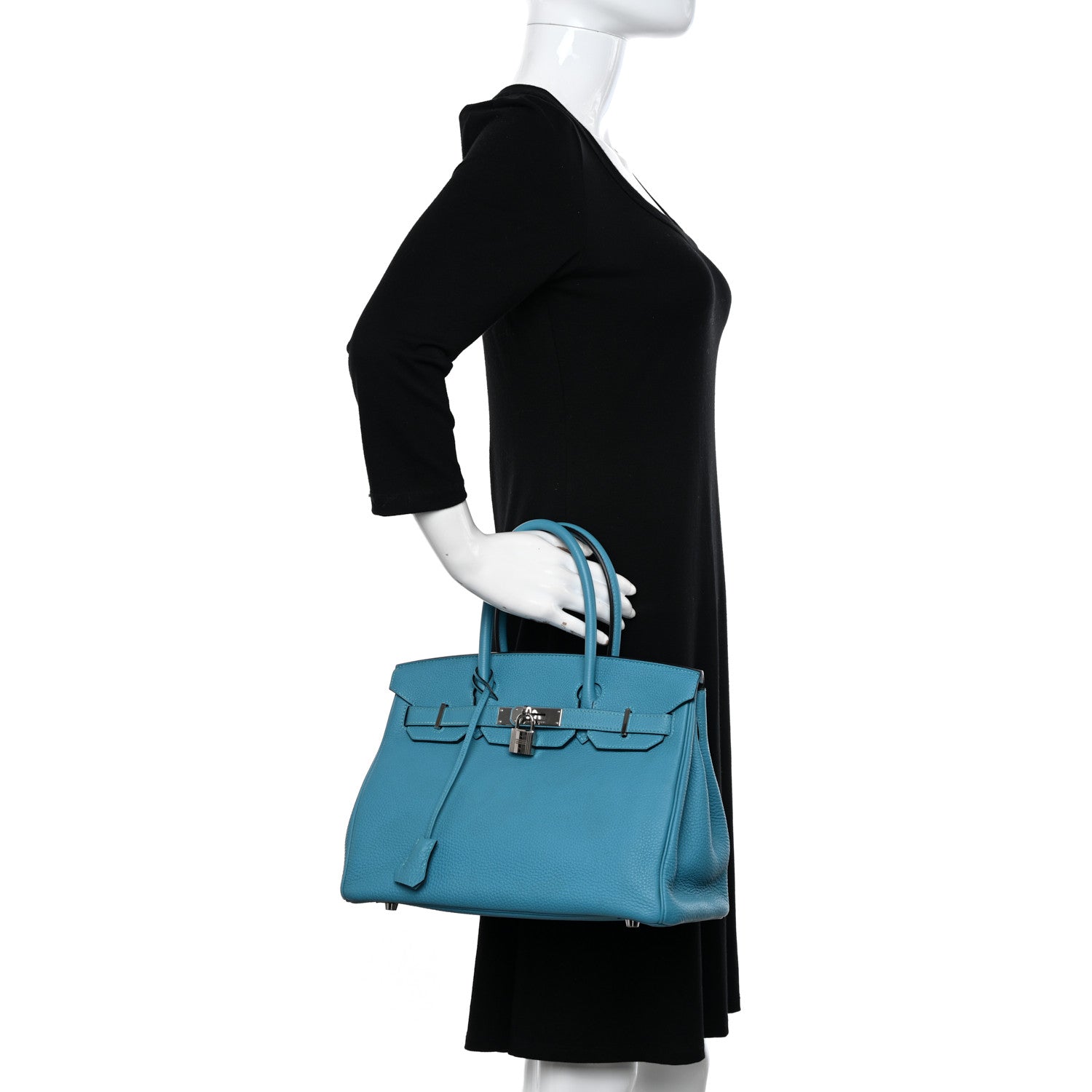 Hermes Togo Birkin 30 Turquoise 2 of 11