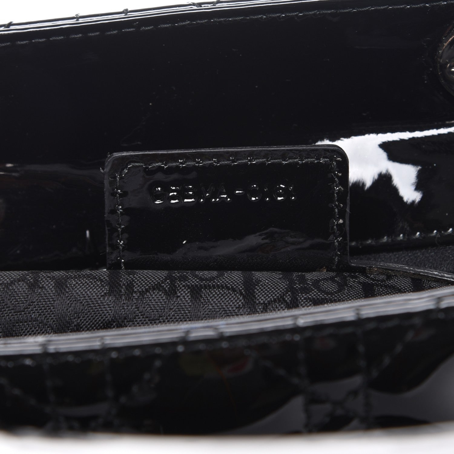 Christian Dior Patent Cannage Large Lady Dior Black 8 of 8