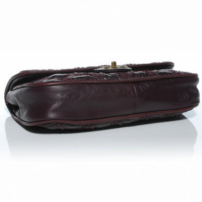 Chanel Calfskin Quilted Stitch Flap Plum 4 of 8