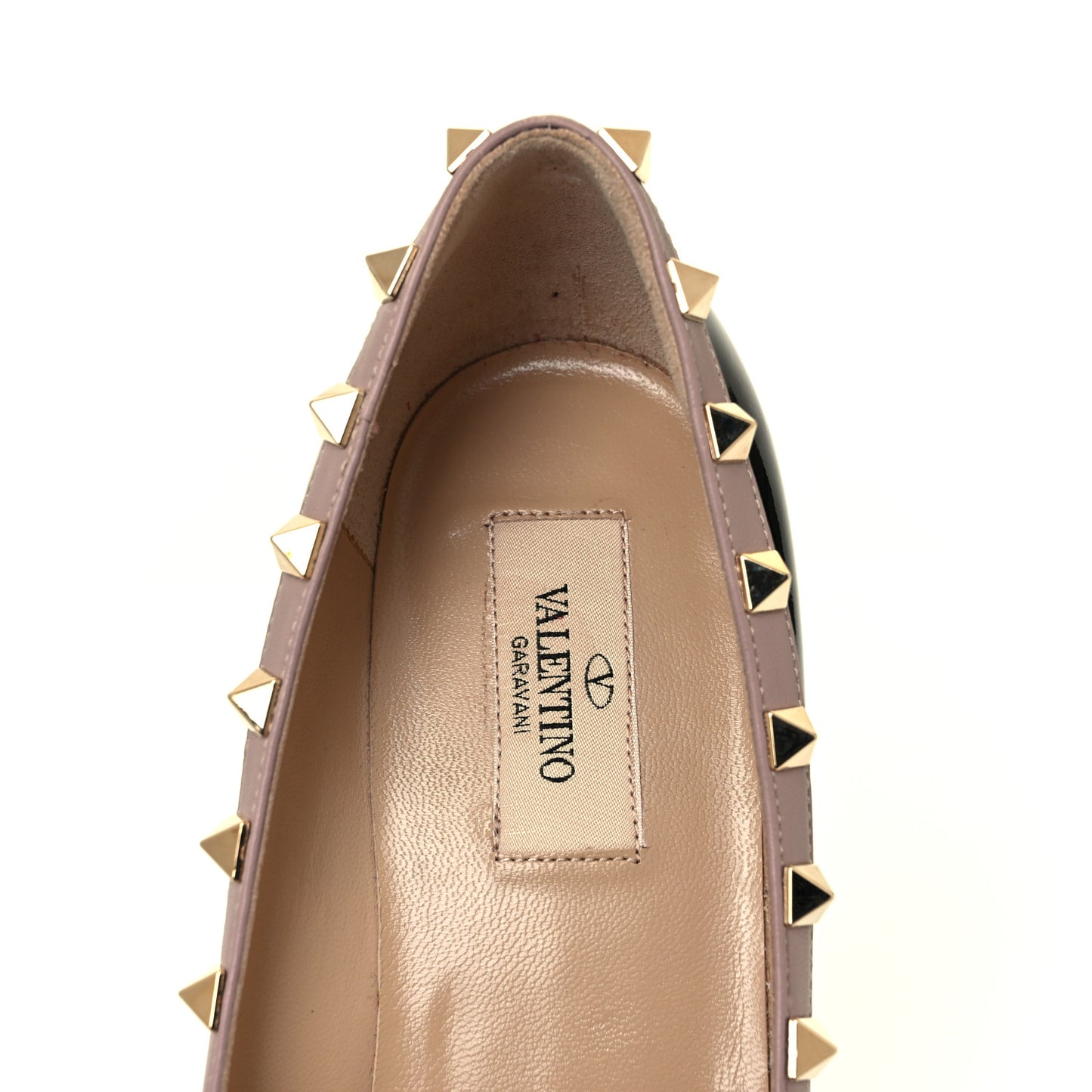Patent Rockstud 70mm Wedges 39 Black Poudre
