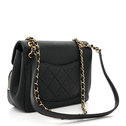 Chanel Caviar Quilted Small Business Affinity Messenger Flap Black 3 of 11