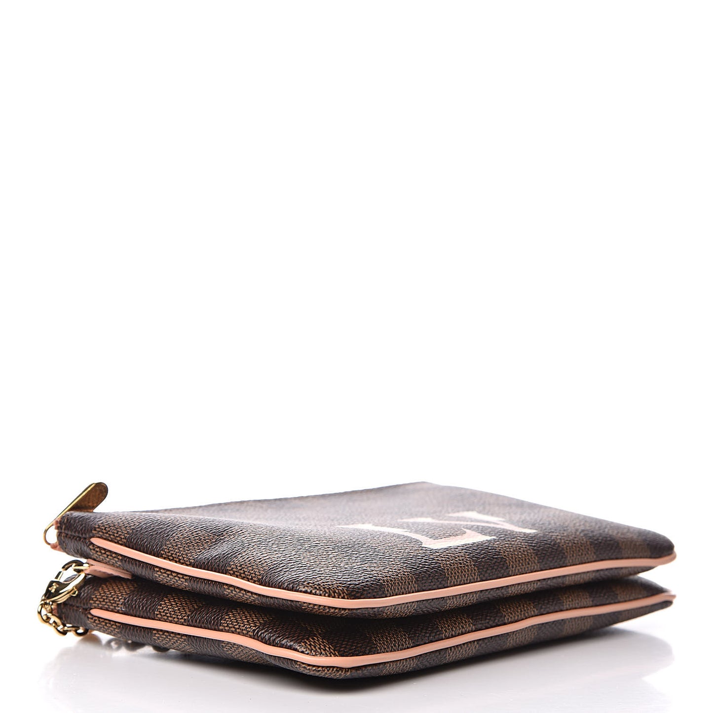 Damier Ebene Double Zip Pochette
