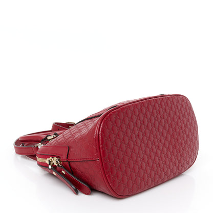 Gucci Soft Microguccissima Mini Dome Bag Rosso 4 of 11