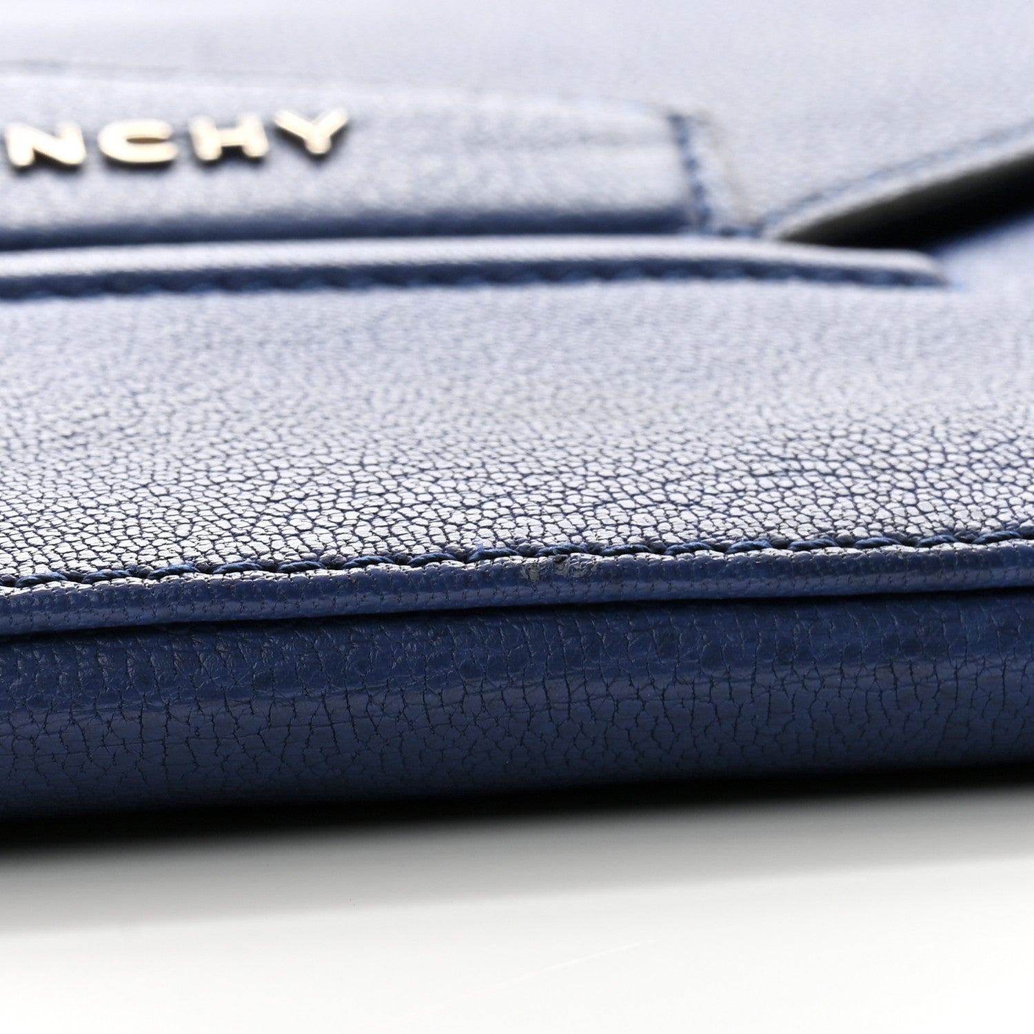Givenchy Sugar Goatskin Medium Antigona Envelope Clutch Blue 14 of 17