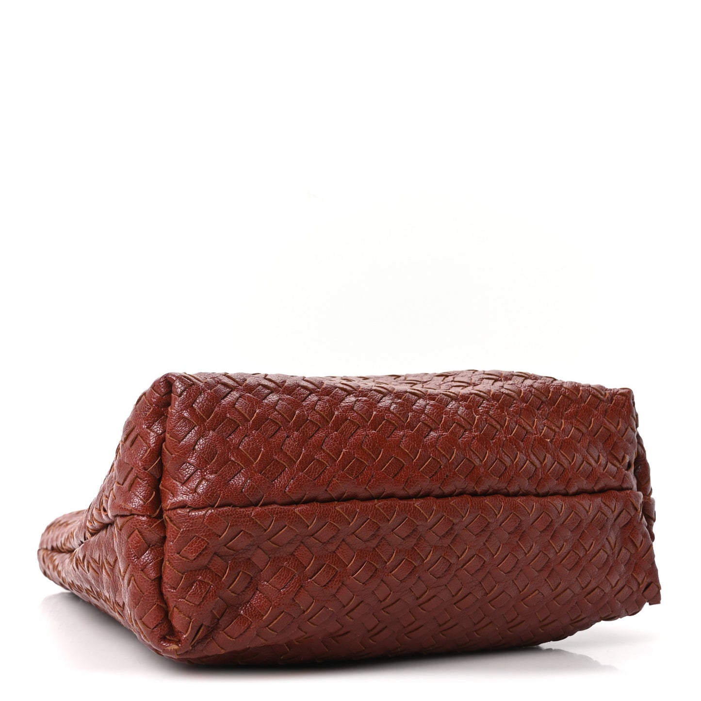 Calfskin Lilou Woven Bag Pecan