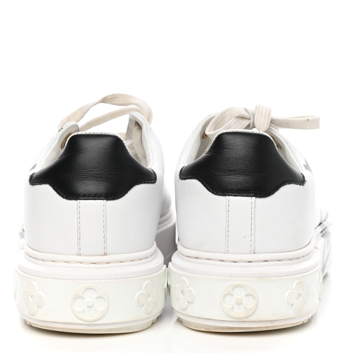 Calfskin Time Out Sneakers 36 White