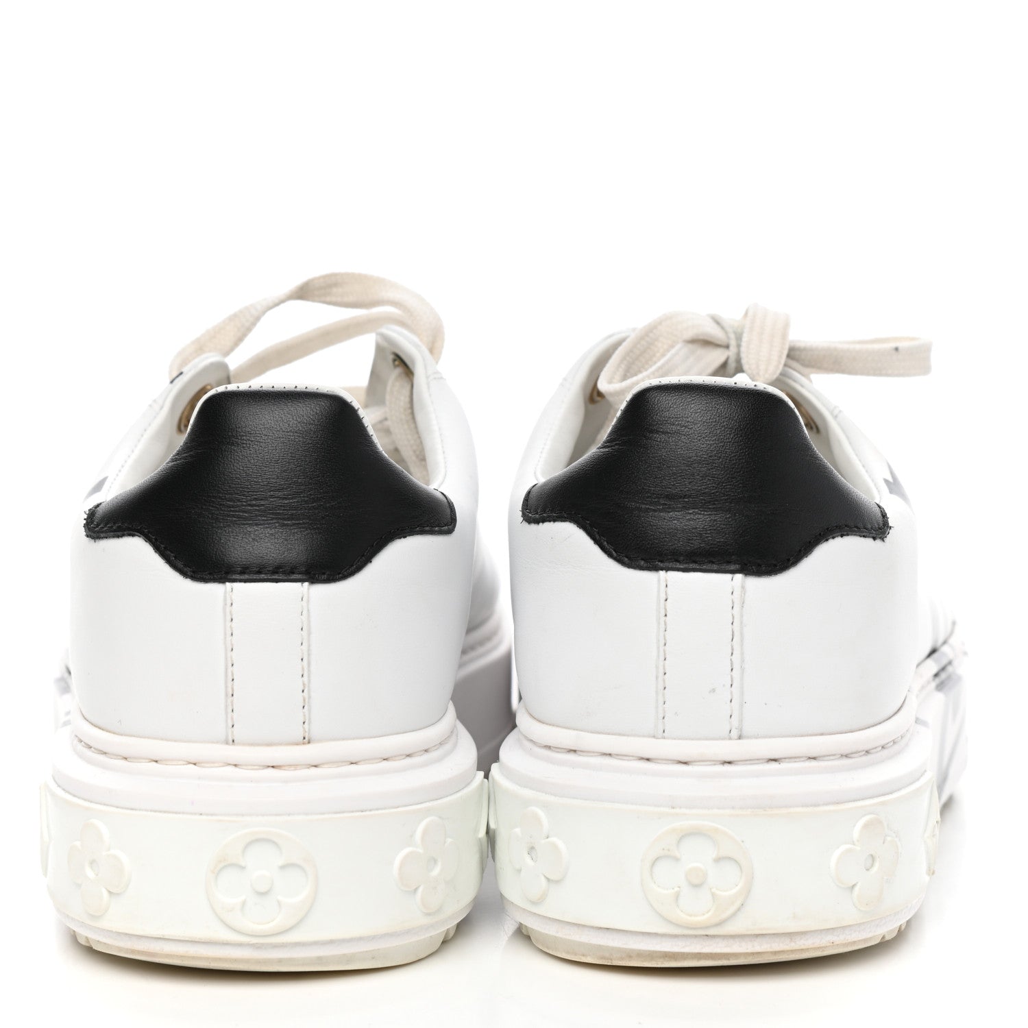 Louis Vuitton Calfskin Time Out Sneakers 36 White 5 of 8