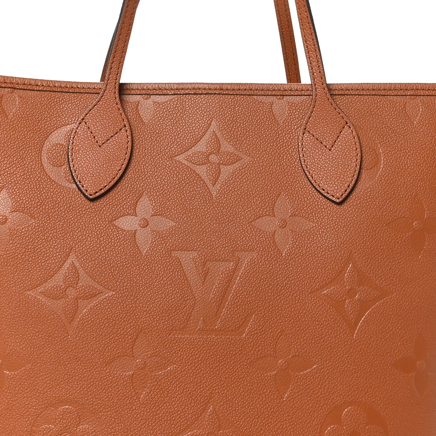 Louis Vuitton Empreinte Monogram Giant Neverfull MM Cognac 8 of 10