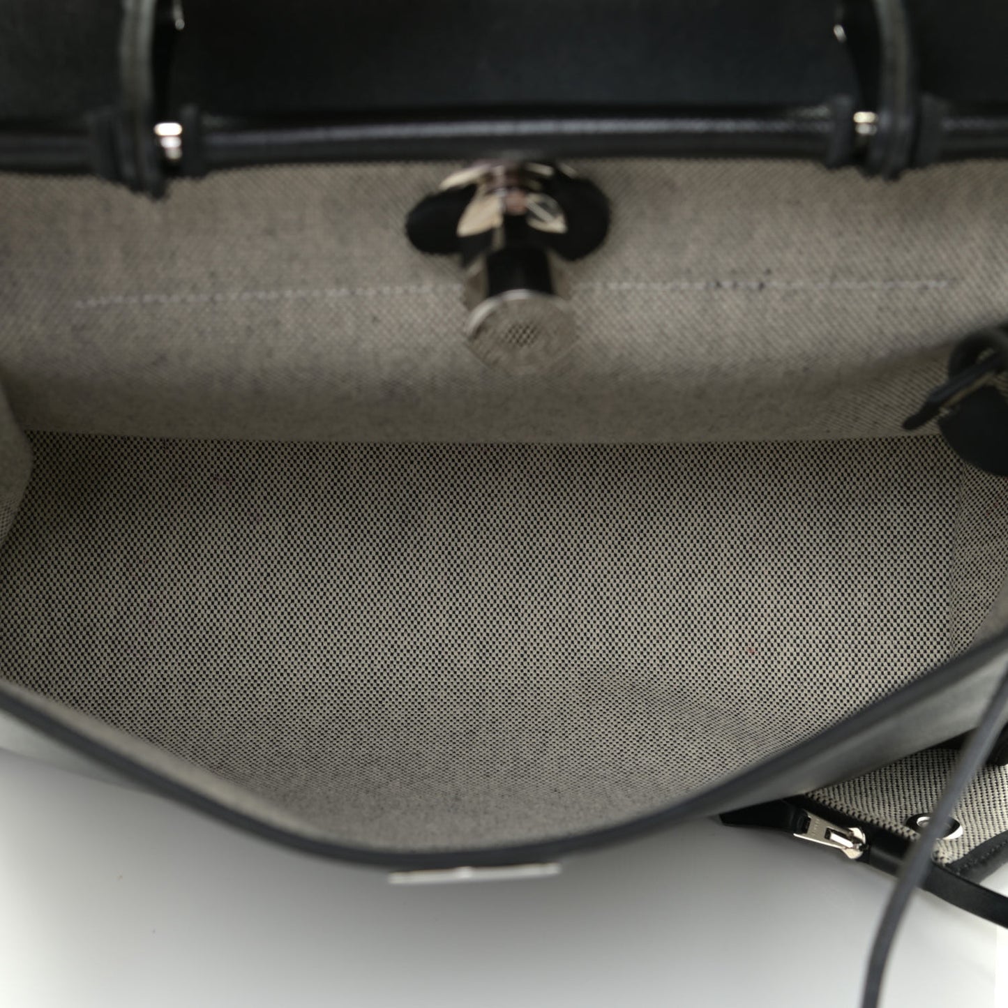 Toile H Berline Vache Hunter Herbag Zip PM 31 Black Ecru