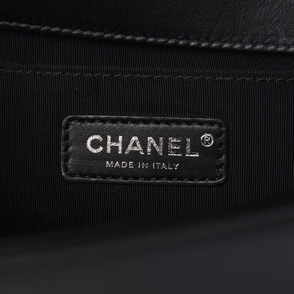Chanel Lambskin Quilted Medium Boy Flap Black 6 of 11