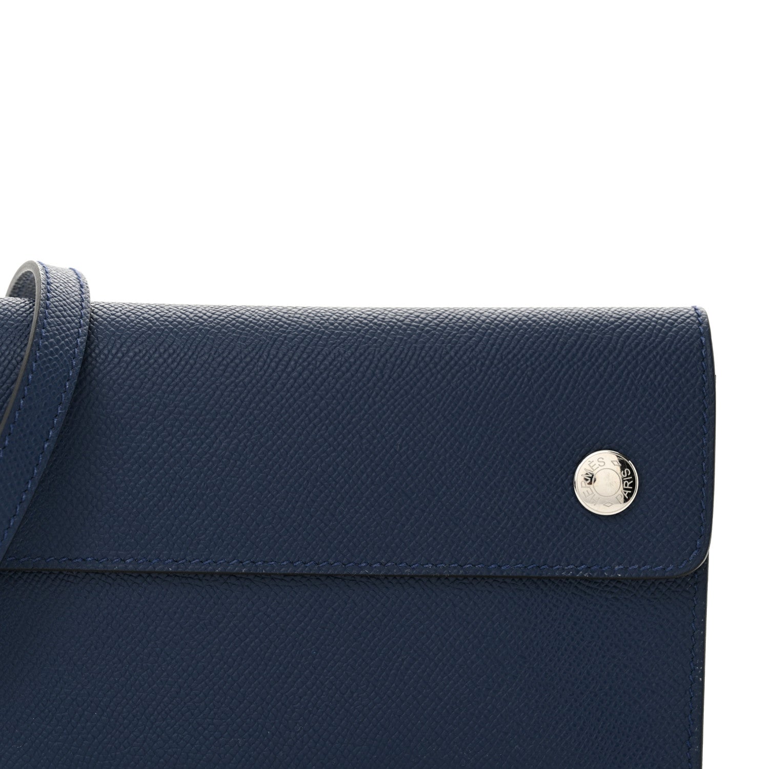 Hermes Epsom Hermesnap Wallet Bleu Navy 8 of 11