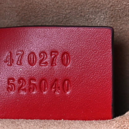 Gucci Calfskin Mini Sylvie Top Handle Bag Hibiscus Red 7 of 11