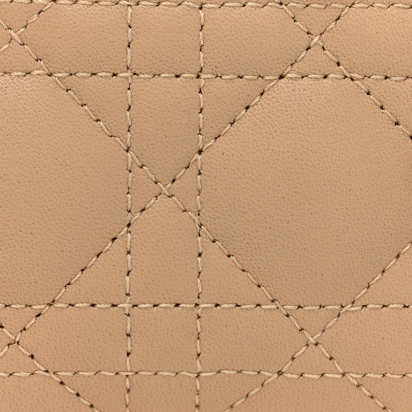 Lambskin Cannage Small Lady D-Joy Biscuit