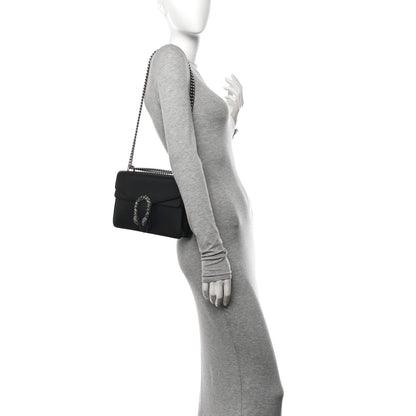 Gucci Pebbled Calfskin Small Dionysus Shoulder Bag Black 2 of 14